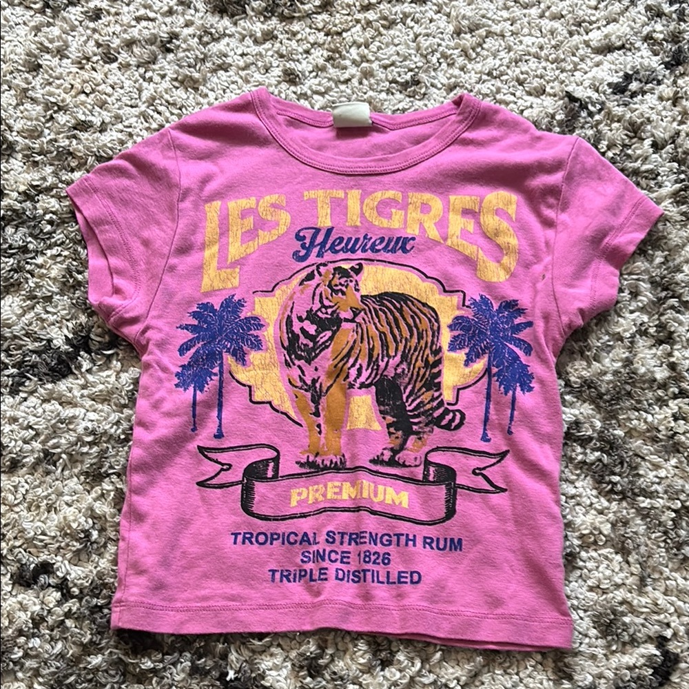 Urban Outfitters Pink and Yellow Tank Top